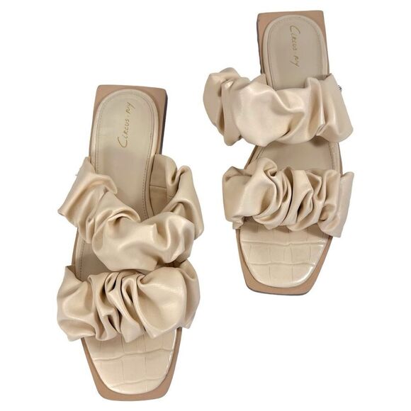 CIRCUS by Sam Edelman Women's Iggy Ruched Slide Sandals - Picture 2 of 9